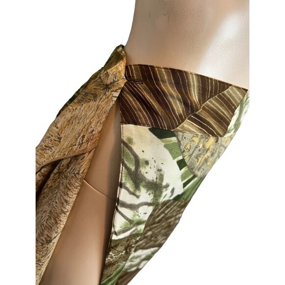 Platinum by Dorothy Schoelen Vintage 80's Midi Skirt Set   Autumn Leaf Bead Trim - Picture 6 of 16